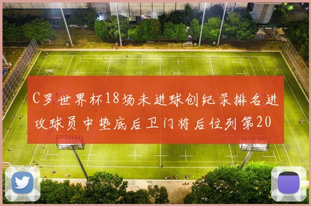 C罗世界杯18场未进球创纪录排名进攻球员中垫底后卫门将后位列第20
